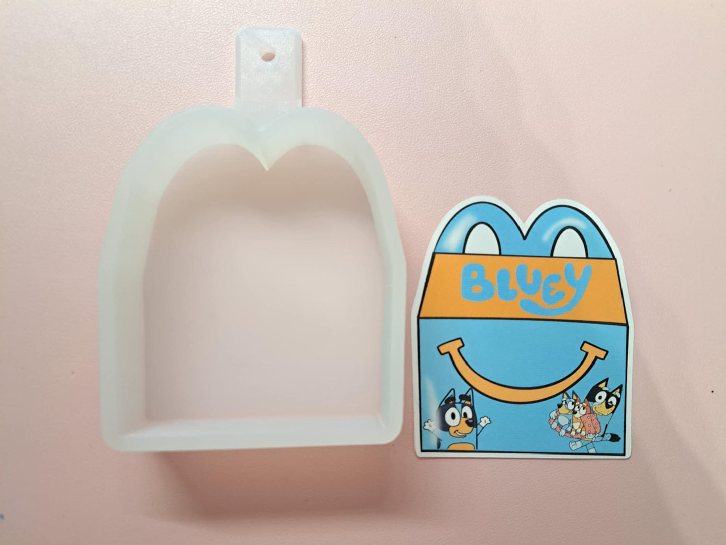 Happy Meal Box Cardstock Silicone Mold, Aroma Bead, Car Fresh Mold, Premium Cardstock Images