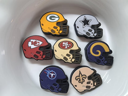 NFL Football Team Helmet logos Silicone Bead