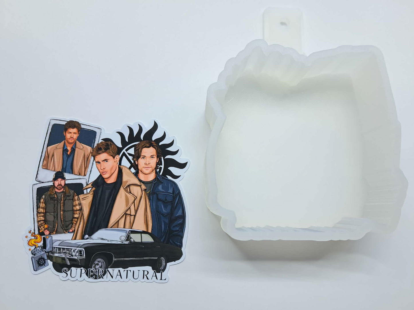 Supernatural Polaroids Cardstock Silicone Mold, Aroma Bead Molds, Car Freshies, Premium Cardstock Images