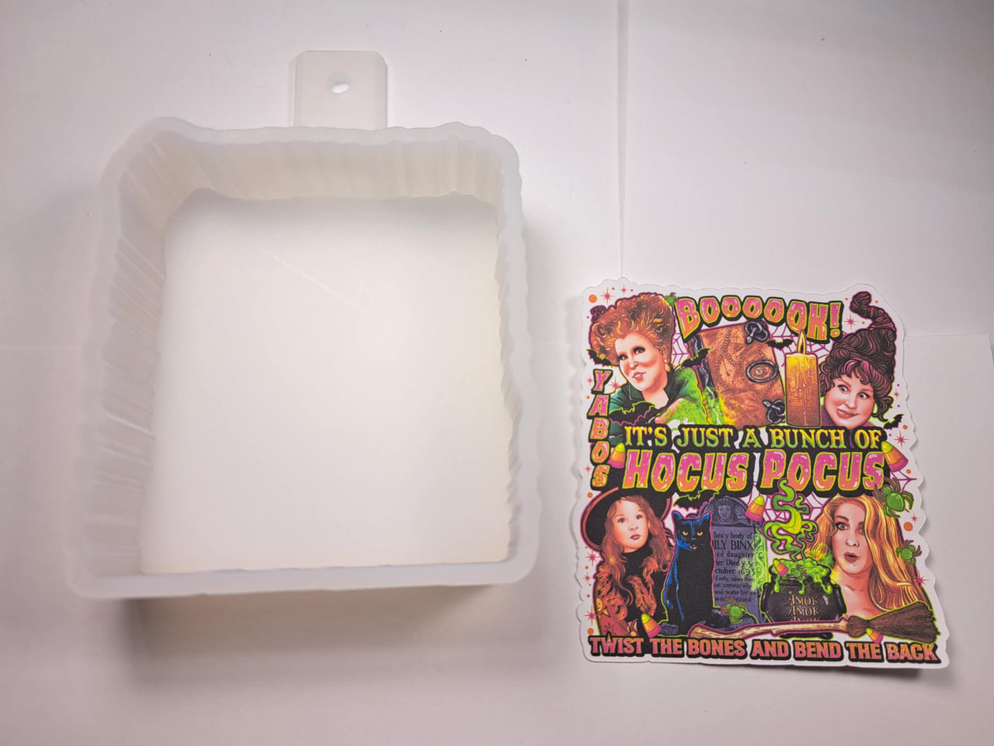 Just A Bunch of Hocus Pocus - Movie Inspired Cardstock Silicone Mold, Aroma Bead Molds, Premium Cardstock Images
