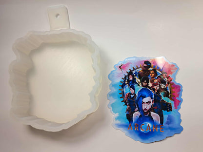 Arcane Anime Cardstock Silicone Mold, Aroma Bead Molds, Premium Cardstock Images