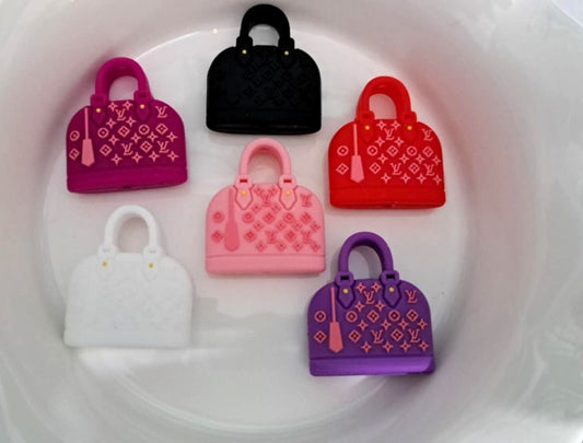 Purse: LV Silicone Focal Bead