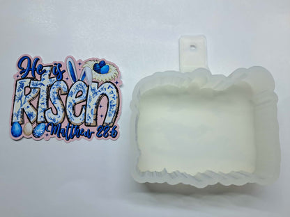 He is Risen: Matthew Chinoiserie Cardstock Silicone Mold, Aroma Bead Molds, Premium Cardstock Images