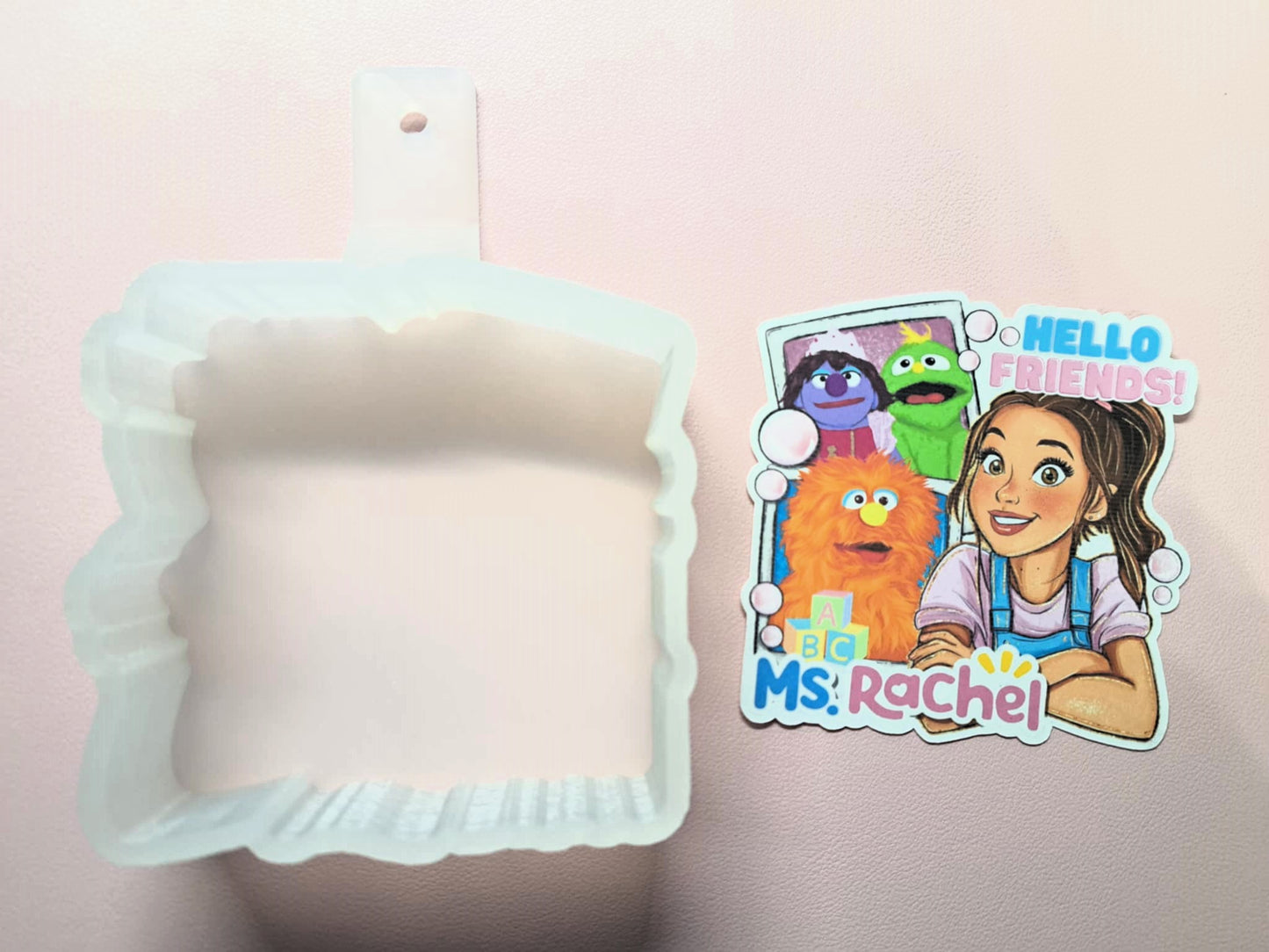 Ms Rachel Collage Cardstock Silicone Mold, Aroma Bead Molds, Premium Cardstock Images