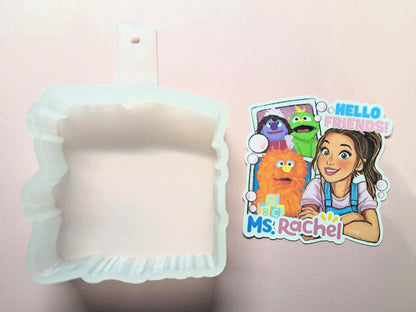 Ms Rachel Collage Cardstock Silicone Mold, Aroma Bead Molds, Premium Cardstock Images