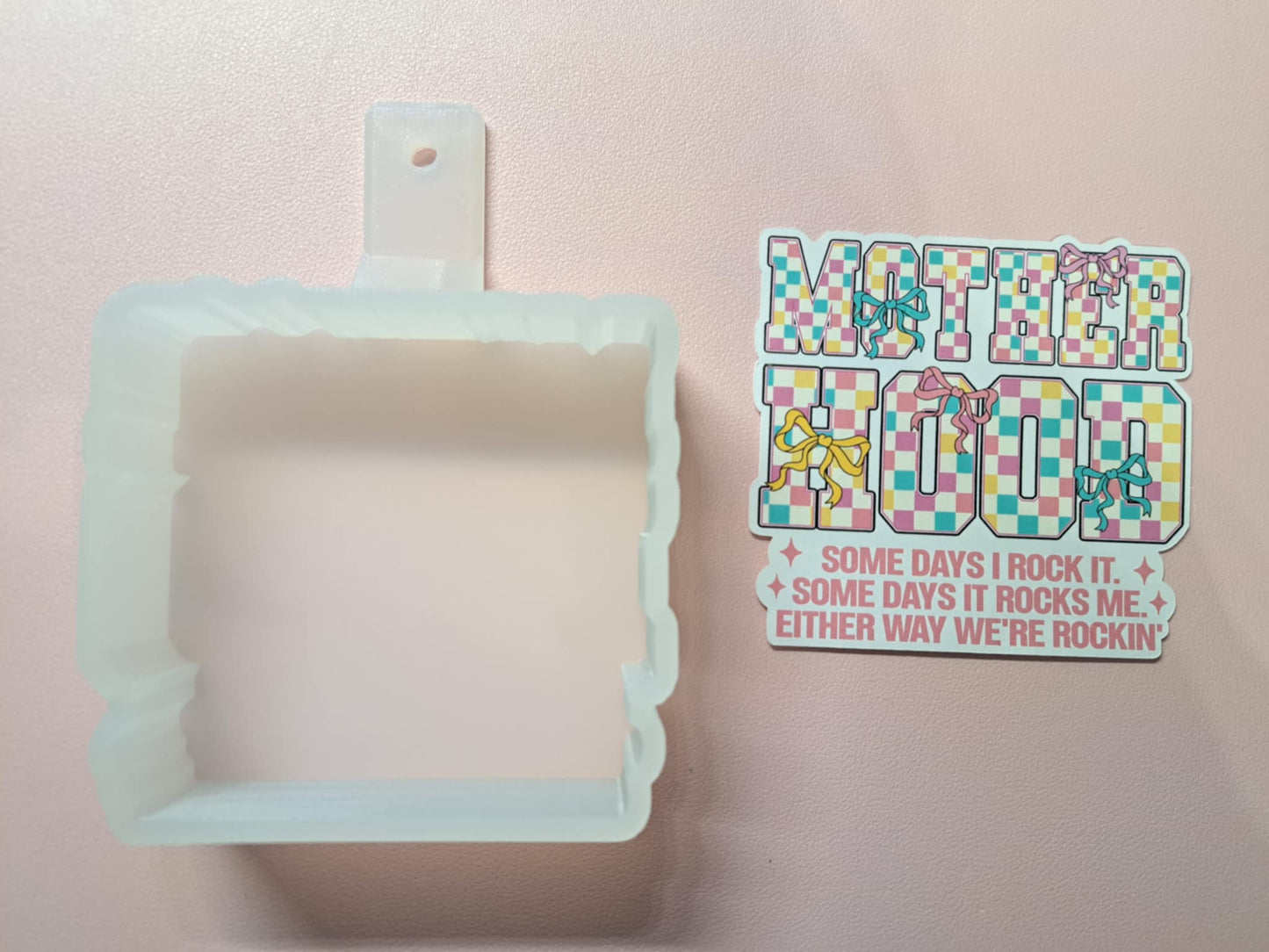 Rockin' Motherhood Cardstock Silicone Mold, Aroma Bead Molds, Premium Cardstock Images