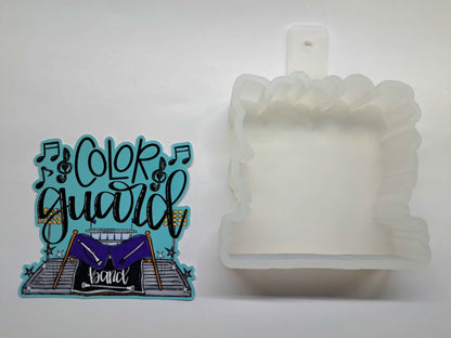 Color Guard Cardstock Silicone Mold, Aroma Bead Molds, Premium Cardstock Images