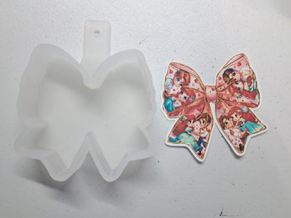 Coquette Bow: Style 1 - Cardstock Silicone Mold, Aroma Bead, Car Fresh Mold, Premium Cardstock Images