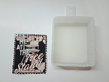 Meet Me At The Tree Stand Cardstock Silicone Mold for Aroma Bead Molds, Premium Cardstock Images
