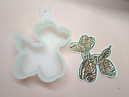 Balloon Dog Cardstock Silicone Mold, Aroma Bead Molds, Premium Cardstock Images