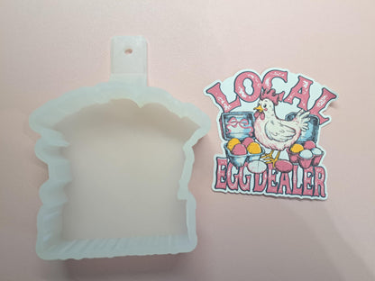Local Egg Dealer Cardstock Silicone Mold, Aroma Bead Molds, Premium Cardstock Images