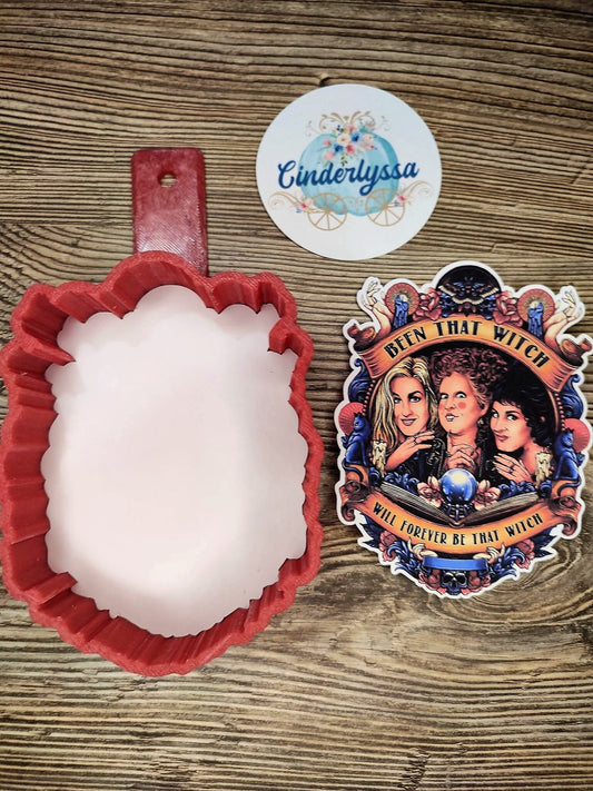 HP Sisters 1: Been that Witch Cardstock Silicone Mold, Aroma Bead Molds, Premium Cardstock Images
