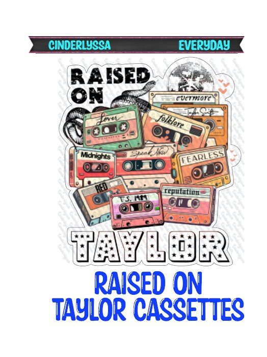 Raised on Taylor Cassettes: Music Inspired Silicone Mold, Aroma Bead Molds, Car Freshener Mold, Premium Cardstock Images, Car Freshie Molds