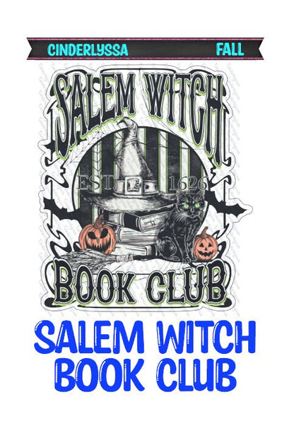 Salem Witch Book Club - Movie Inspired Halloween Silicone Mold, Aroma Bead Molds, Car Freshener Mold, Premium Cardstock Images
