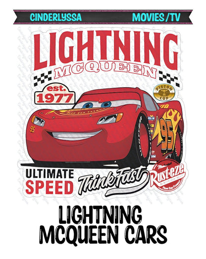 Lightning McQueen Cars for Silicone Mold, Aroma Bead Molds, Car Freshener Mold, Premium Cardstock Images