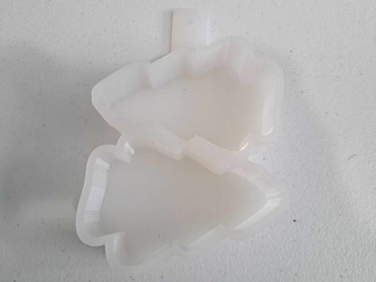 Christmas Tree Snack Cake Dual Cavity Silicone Mold, Aroma Bead Molds, Car Freshener Mold, Premium Cardstock Images