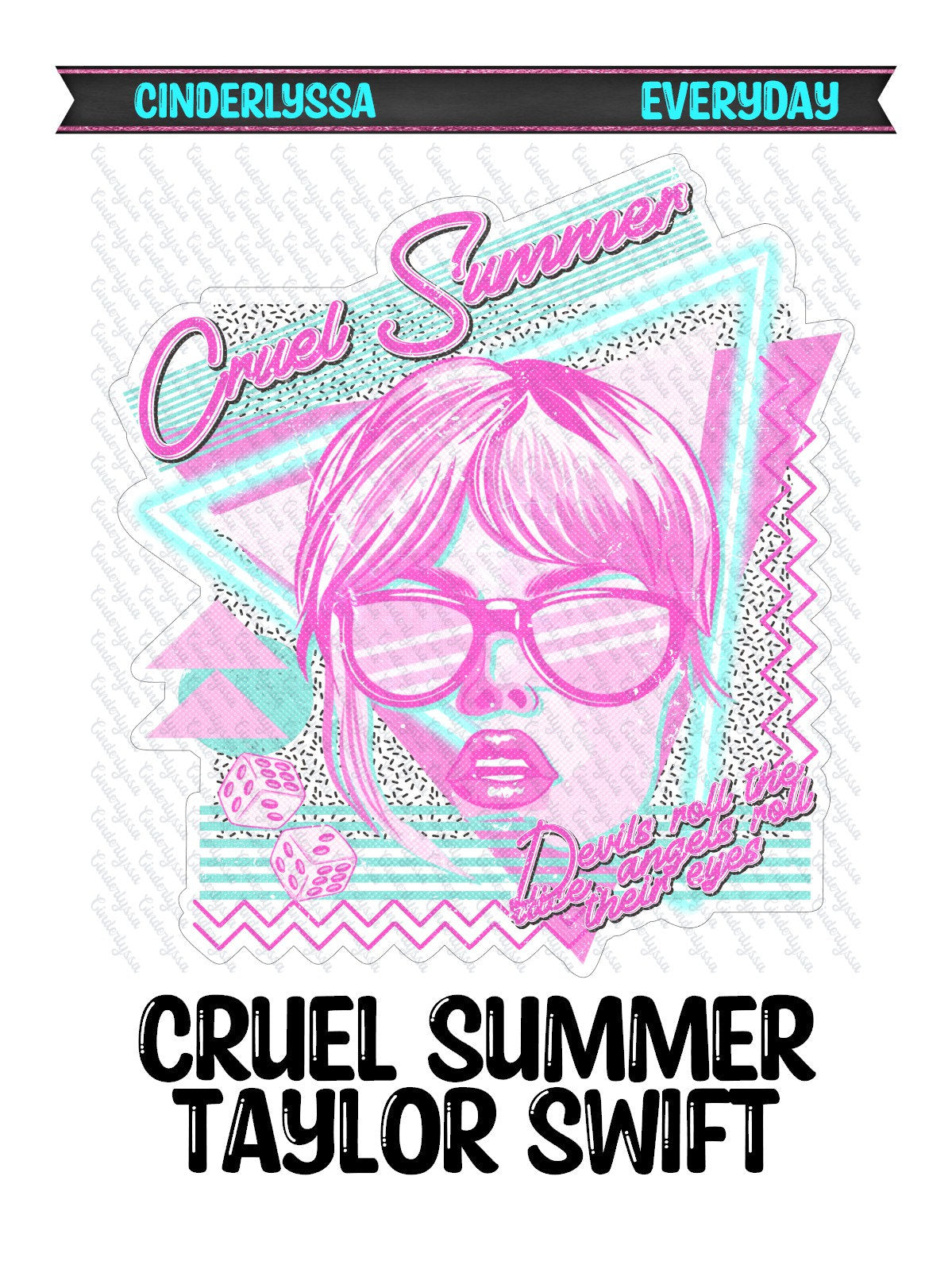 Cruel Summer Taylor Swift for Silicone Mold, Aroma Bead Molds, Car Freshener Mold, Premium Cardstock Images