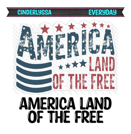 America Land of the Free Silicone Mold, Aroma Bead Molds, Car Freshener Mold, Premium Cardstock Images