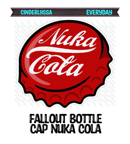 Fallout Bottle Cap Nuka Cola Silicone Mold, Aroma Bead Molds, Car Freshener Mold, Premium Cardstock Images
