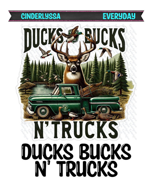 Ducks Bucks N' Trucks Silicone Mold for Aroma Bead Molds, Car Freshener Mold, Premium Cardstock Images