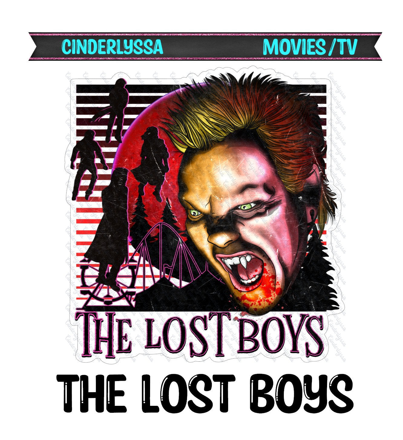 The Lost Boys: Movie Inspired Silicone Mold, Aroma Bead Molds, Car Freshener Mold, Premium Cardstock Images