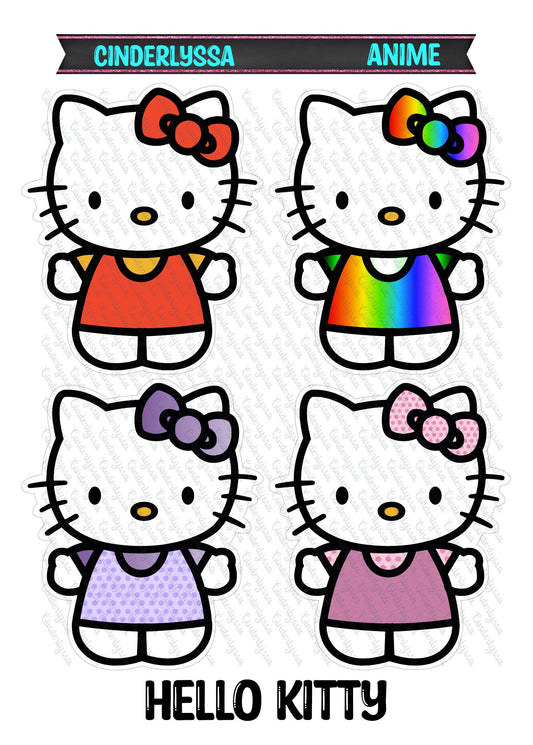 Hello Kitty Silicone Mold, Aroma Bead Molds, Car Freshener Mold, Premium Cardstock Images