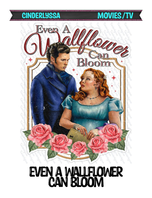 Even a Wallflower Can Bloom: TV Show Inspired Silicone Mold, Aroma Bead Molds, Car Freshener Mold, Car Freshies, Premium Cardstock Images