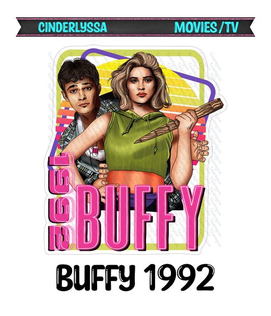 Buffy 1992: Movie Inspired Silicone Mold, Aroma Bead Molds, Car Freshener Mold, Premium Cardstock Images