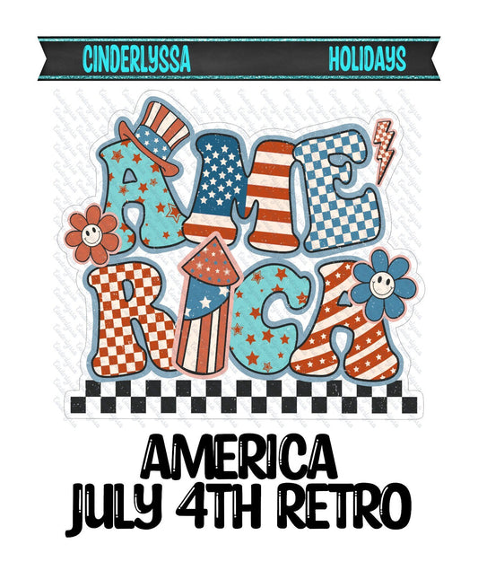 America July 4th Retro Silicone Mold, Aroma Bead Molds, Car Freshener Mold, Car Freshies, Premium Cardstock Images