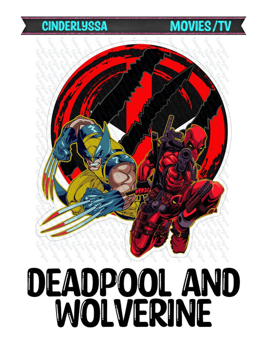 Deadpool and Wolverine Silicone Mold, Aroma Bead Molds, Car Freshener Mold, Premium Cardstock Images