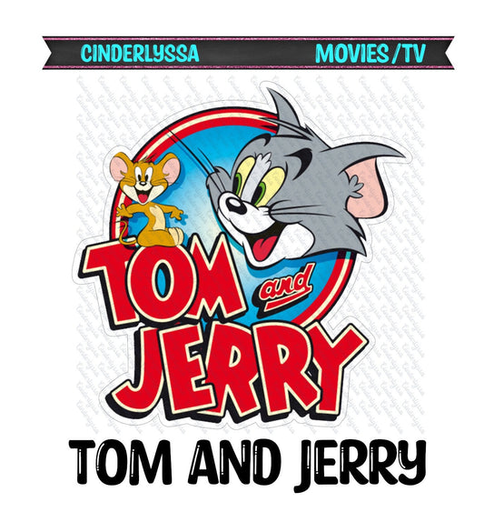 Tom and Jerry: Movie/TV Inspired Silicone Mold, Aroma Bead Molds, Car Freshener Mold, Premium Cardstock Images