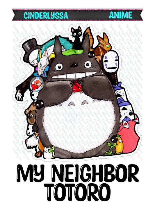 My Neighbor Totoro Silicone Mold, Aroma Bead Molds, Car Freshener Mold, Premium Cardstock Images