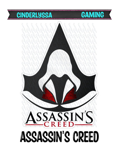 Assassin's Creed Silicone Mold, Aroma Bead Molds, Car Freshener Mold, Premium Cardstock Images