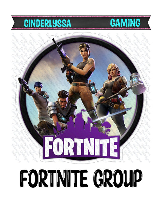 Fortnite Group Silicone Mold, Aroma Bead Molds, Car Freshener Mold, Premium Cardstock Images