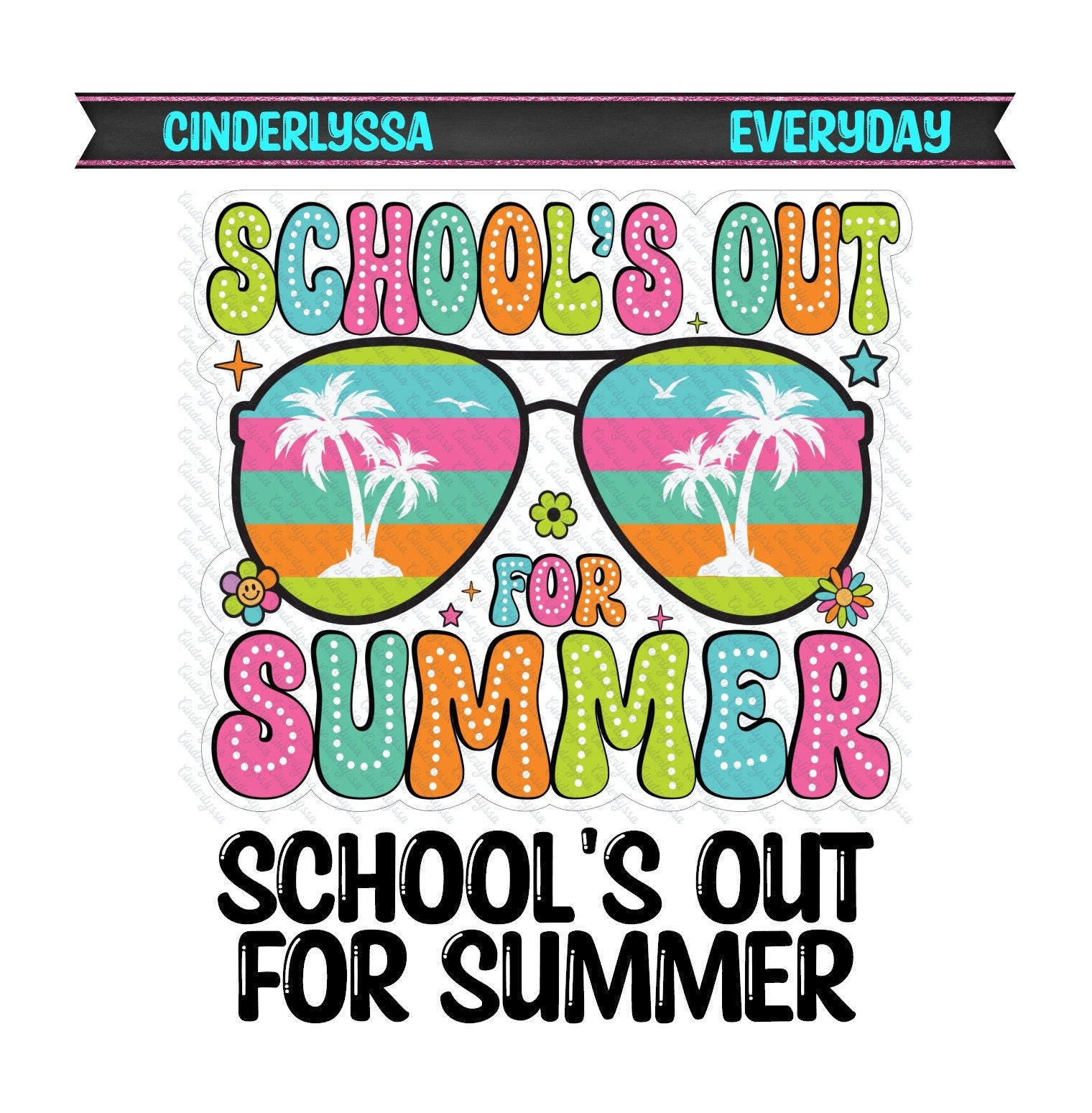 School's Out For Summer for Silicone Mold, Aroma Bead Molds, Car Freshener Mold, Premium Cardstock Images