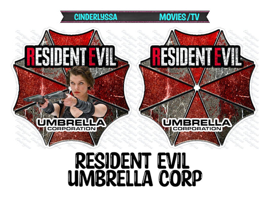 Resident Evil Umbrella Corp Silicone Mold, Aroma Bead Molds, Car Freshener Mold, Premium Cardstock Images
