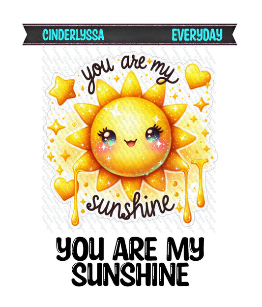 You are My Sunshine for Silicone Mold, Aroma Bead Molds, Car Freshener Mold, Premium Cardstock Images