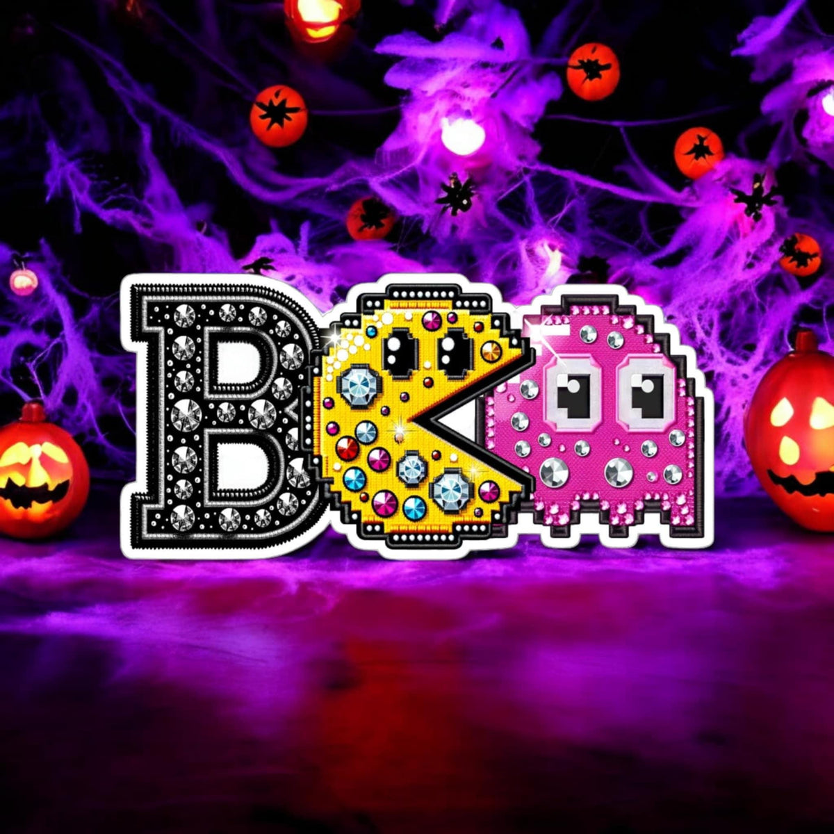 Boo Pac Boo Pac-Man Sequins Cardstock Silicone Mold, Aroma Bead Molds, Car Fre ...