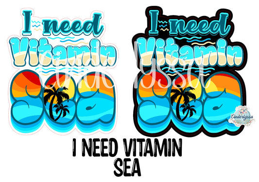 I Need Vitamin Sea for Cardstock Silicone Mold, Aroma Bead Molds, Premium Cardstock Images