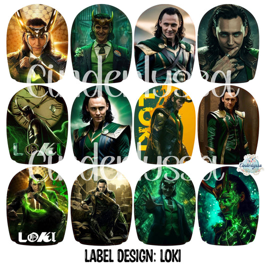 Label Design: Loki Cardstock Silicone Mold, Aroma Bead Molds, Car Freshies, Premium Cardstock Images