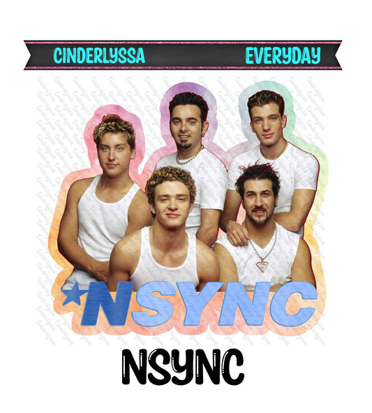 NSYNC Cardstock Silicone Mold, Aroma Bead Molds, Premium Cardstock Images