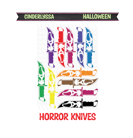 Scream/Ghost Face Knife: Killer Horror Cardstock Silicone Mold, Aroma Bead Molds, Premium Cardstock Images