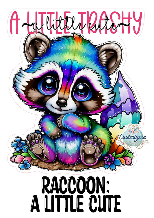 Raccoon: A Little Cute, A little Trashy Cardstock Silicone Mold, Aroma Bead Molds, Premium Cardstock Images