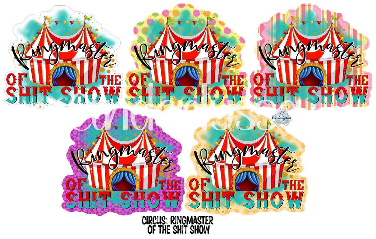 Circus: Ringmaster of the Shit Show Cardstock Silicone Mold, Aroma Bead Molds