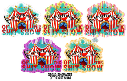 Circus: Ringmaster of the Shit Show Cardstock Silicone Mold, Aroma Bead Molds