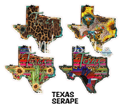Texas State Serape with Sunflower Mixed Images Cardstock Silicone Mold, Aroma Bead Molds, Premium Cardstock Images