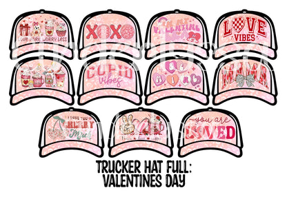 Trucker Hat: Valentines Day Theme Mix Cardstock Silicone Mold, Aroma Bead Molds, Premium Cardstock Images