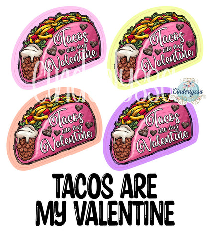 Tacos are my Valentine Cardstock Silicone Mold, Aroma Bead Molds, Premium Cardstock Images