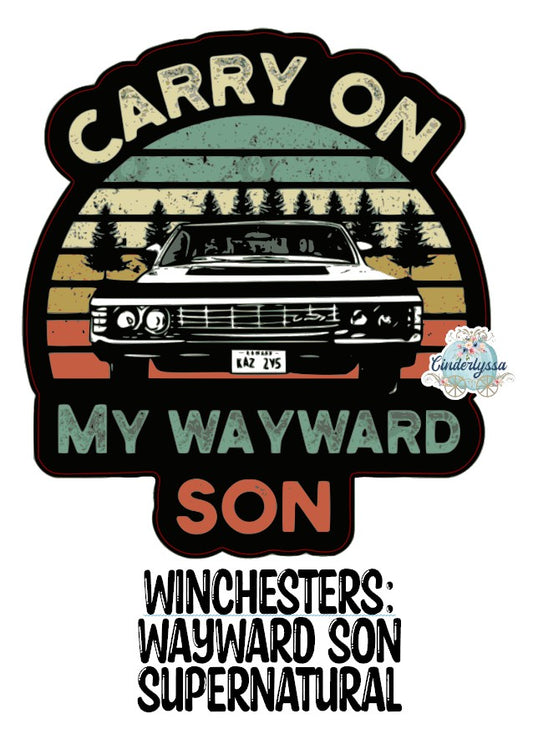 Winchesters: Wayward Son Large Cardstock Silicone Mold, Aroma Bead Molds, Premium Cardstock Images