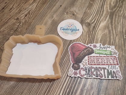 Have Yourself a Merry Little Christmas with Santa Hat Cardstock Silicone Mold, Aroma Bead Molds